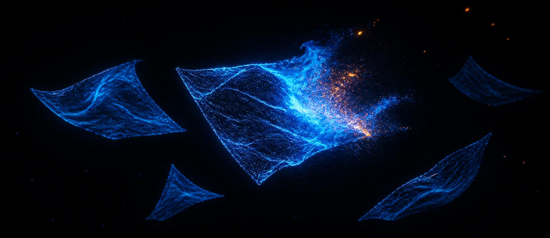 Drifting pages of particle filaments